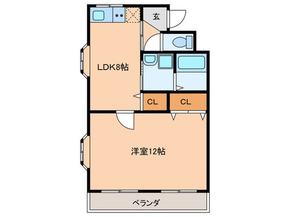 羽曳野ローズマンションの物件間取画像